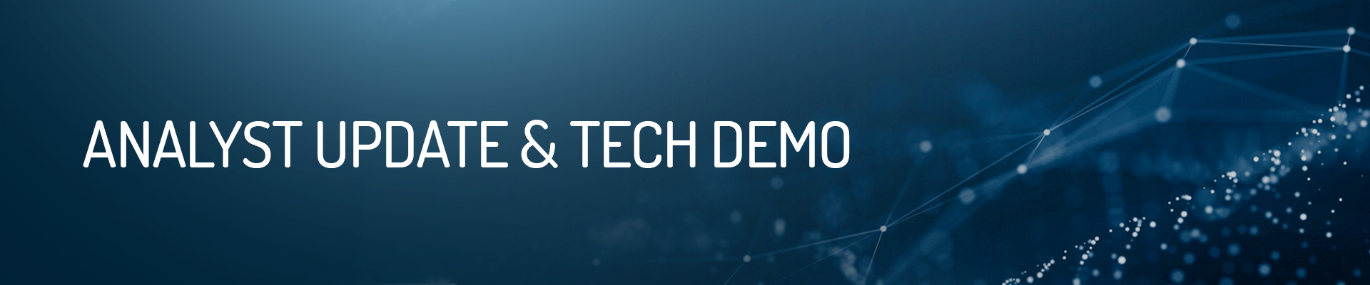 Veritone Analyst Update and Tech Demo